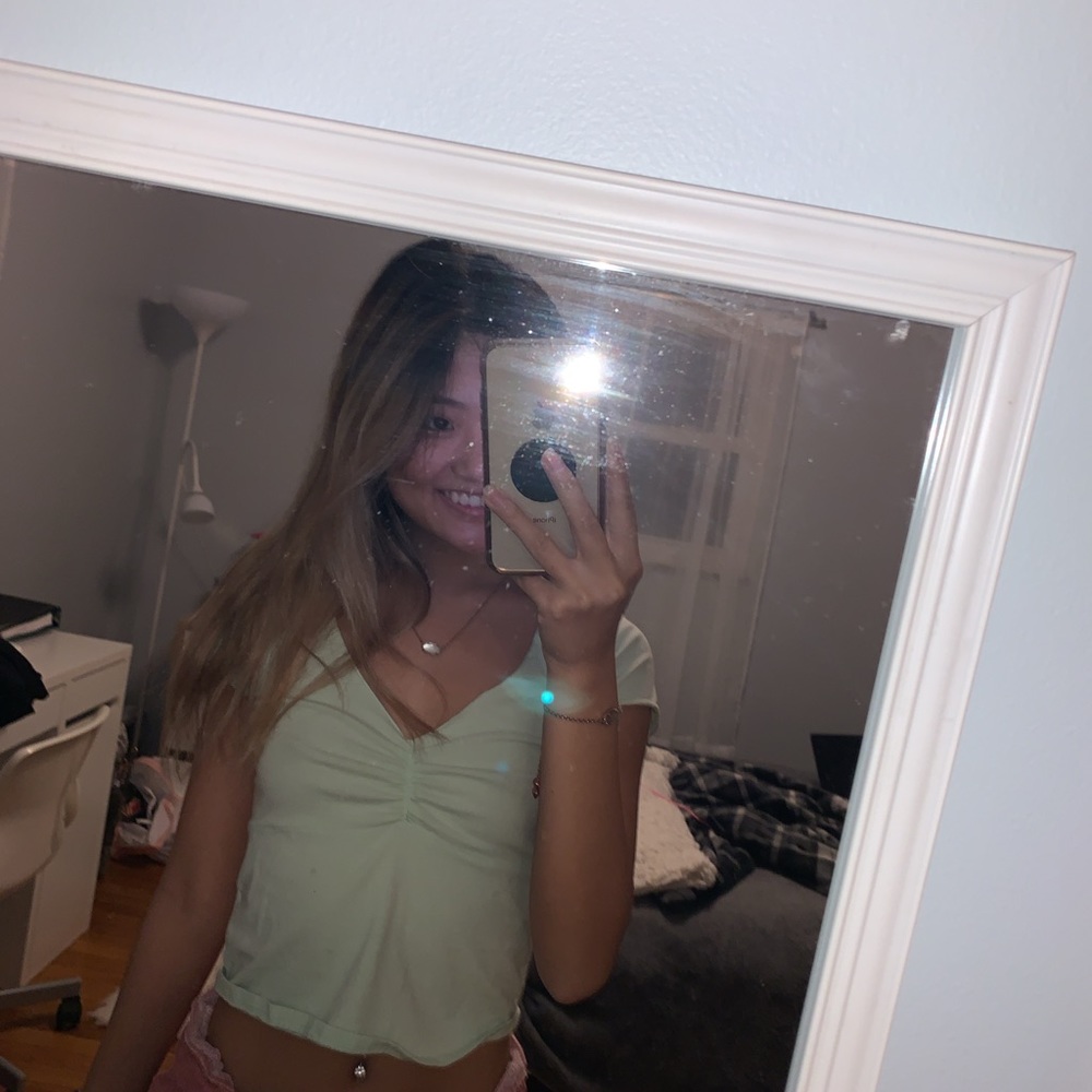 Light green Brandy Melville top